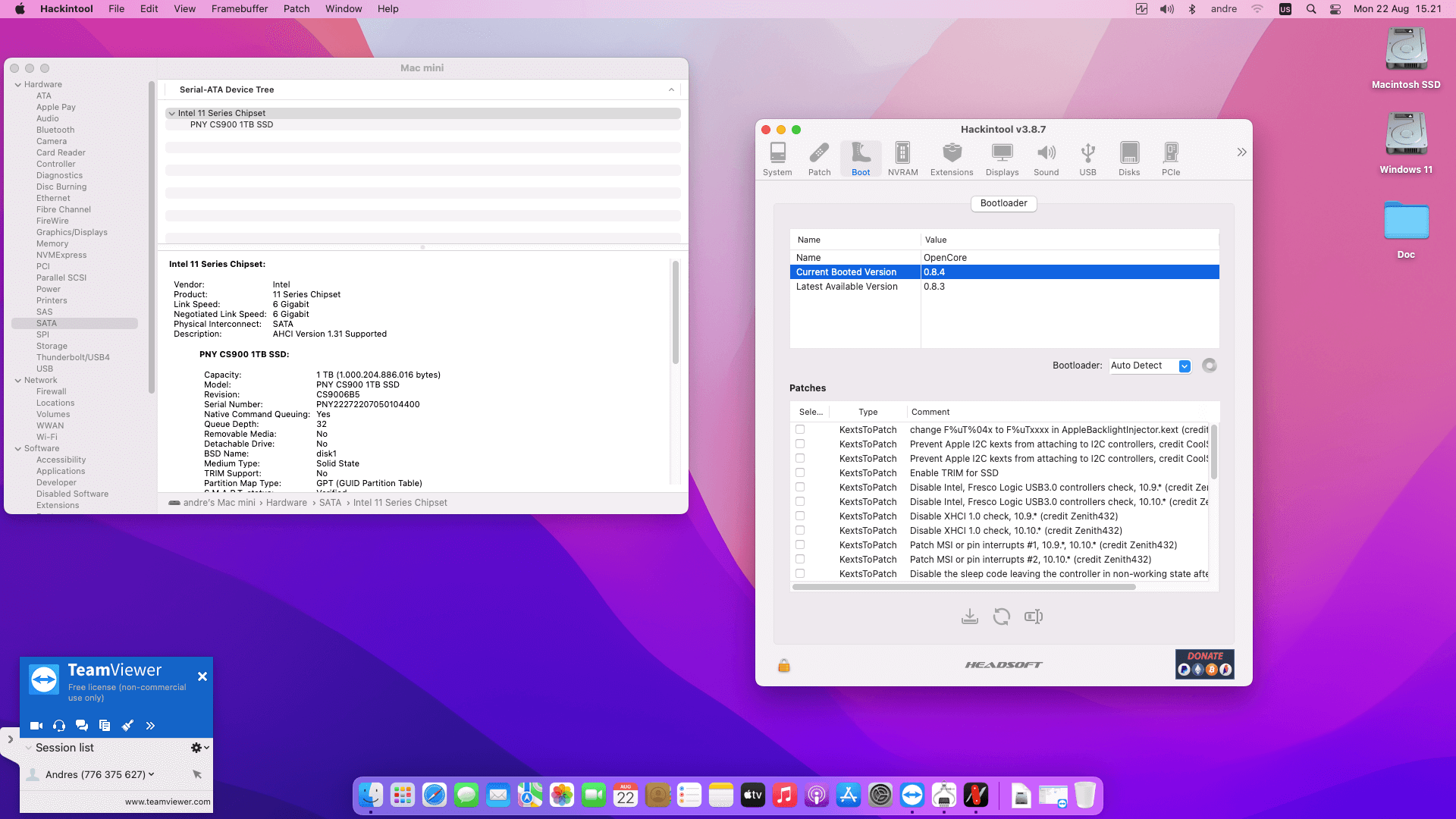 Intel NUC Kit NUC10i5FNHN [CometLake   Intel UHD 10Th Gen]   OpenCore 8